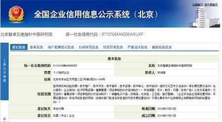 全球医院网发布北京智卓五绝指针中医研究院成立